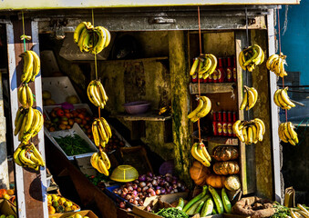 fruit shop in a market