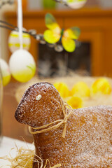 Traditional baked easter lamb