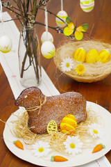 Traditional baked easter lamb