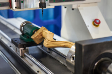 Production of complex parts on the coordinate boring machine with CNC.