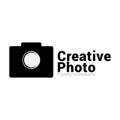camera photography logo icon vector template.