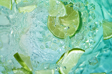 Glass with a fruit drink.