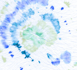  Indigo Tie Dye Background. Dyed Color Wash