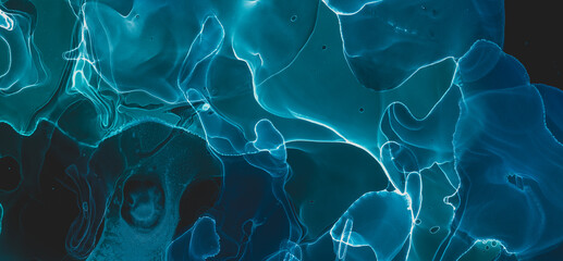 Alcoholic Ink. Art Flow Artistic Wall. Mix Airy