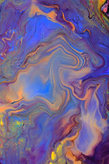 Abstract  ink painting background, Mixture of acrylic paints,   Inkscapes concept, colors