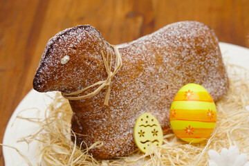 Traditional baked easter lamb