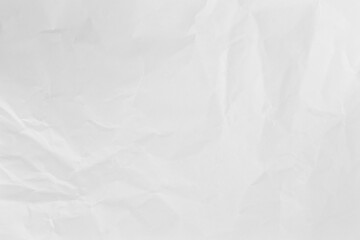 White crumpled paper texture background