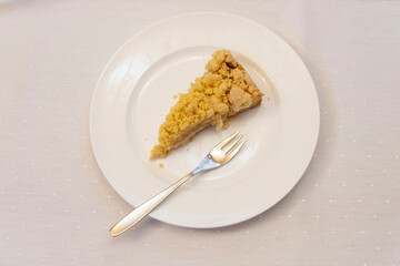 Ein Stück Apfeltorte