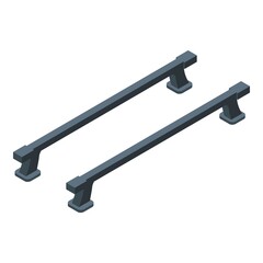 Car roof bars icon. Isometric of Car roof bars vector icon for web design isolated on white background