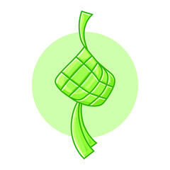 Diamond Icon Ramadan Mubarak. Asian Islamic Culture Sticker Celebration Vector Illustration