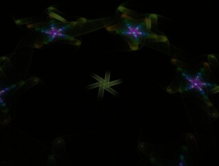 Imaginatory fractal background generated Image