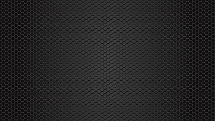 Black honeycomb Carbon fiber background, black texture