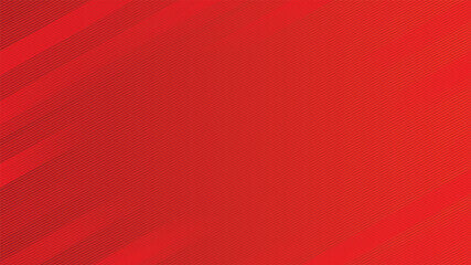 red background with diagonal lines design