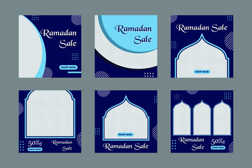 Modern ramadan feed design template