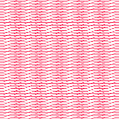 Abstract Seamless Pattern Red Doodle Geometric Figures Background Vector