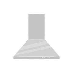 Obraz premium Kitchen extractor hood vector illustration isolated on white background