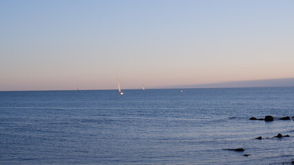 Barchette sul Tirreno