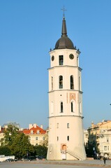 Fototapeta na wymiar Bazylika archikatedralna św. Stanisława i św. Władysława w Wilnie na Litwie