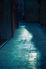 Obraz premium Blue street