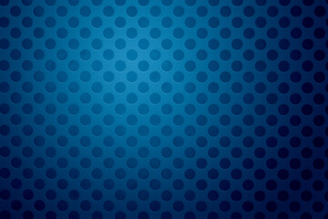 Fototapeta na wymiar Blue circle grid pattern background with glow