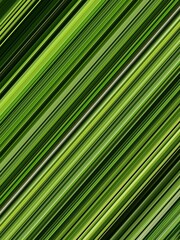 Obraz premium many diagonal stripes in shades of green 