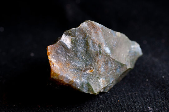 moss agate uncut crystal
