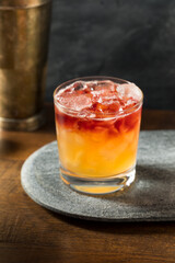 Boozy Port New York Sour Cocktail