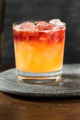 Boozy Port New York Sour Cocktail