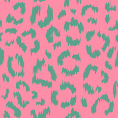 Fototapeta na wymiar Leopard pattern. Animal seamless print.