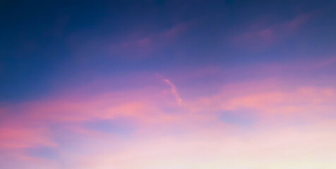 Fototapeta na wymiar Beautiful sunset sky on twilight time background.