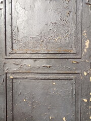 Decorative old gray pattern and vintage background, door element
