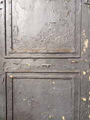 Decorative old gray pattern and vintage background, door element
