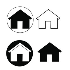 Home icon vector illustration