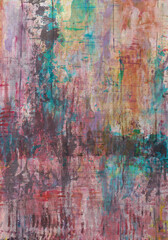 Abstract modern painting print 70x100cm