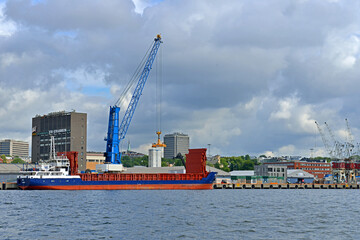 Cargo port in Oslo
