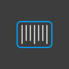 Bar code or Barcode vector icon. E-commerce sign