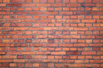 Naklejka premium Old dark brick wall texture for pattern background