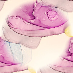 Seamless alcohol ink background. Banner for