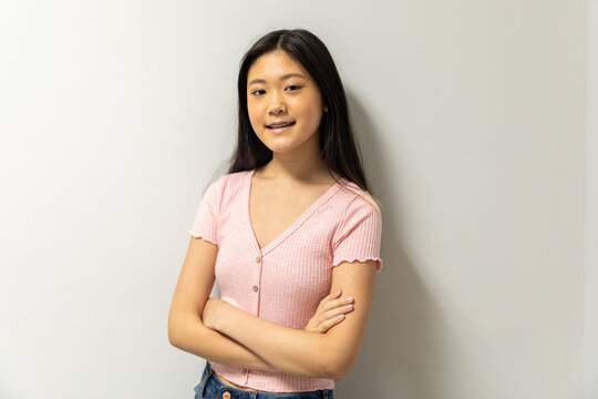 Portrait of teenage Asian girl