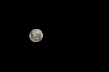 Beautiful photo of the full moon