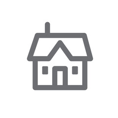 House vector icon. Home pictogram.