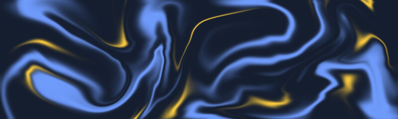 Decorative background with abstract patterns of dominant blue and ink colors.