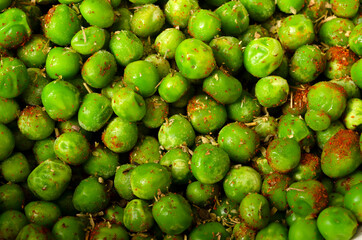 fresh peas/spices