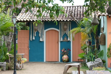 Fototapeta na wymiar house in a village
