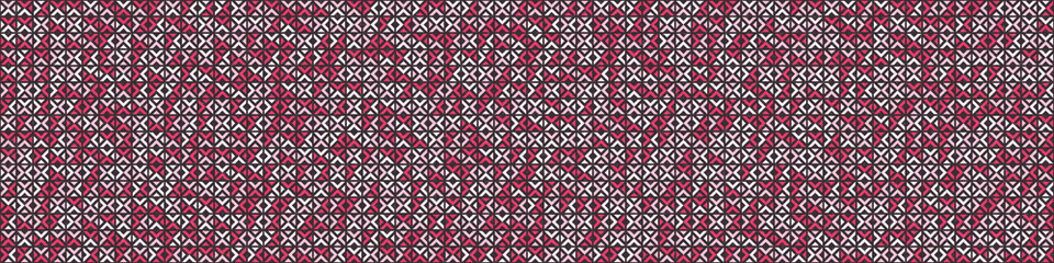 Abstract Geometric Pattern generative computational art illustration