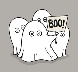 Adorable ghost draw