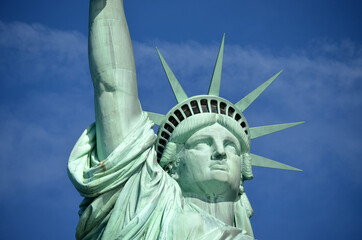  New York, Statue Liberté visage