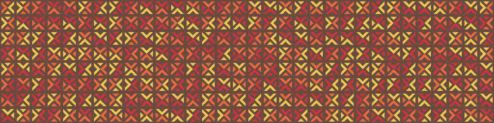 Abstract Geometric Pattern generative computational art illustration