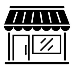 ngi1160 NewGraphicIcon ngi - Einzelhandel Symbol - english - store icon . simple template - isolated on white background . xxl g10388