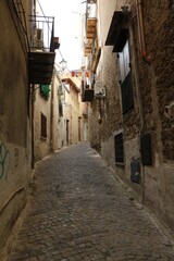 Narrow alley in Palermo, Sicily Italy